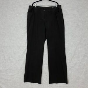 Lane Bryant Pants NEW Womens 18T Black Classic Trousers Tailored Stretch Pockets